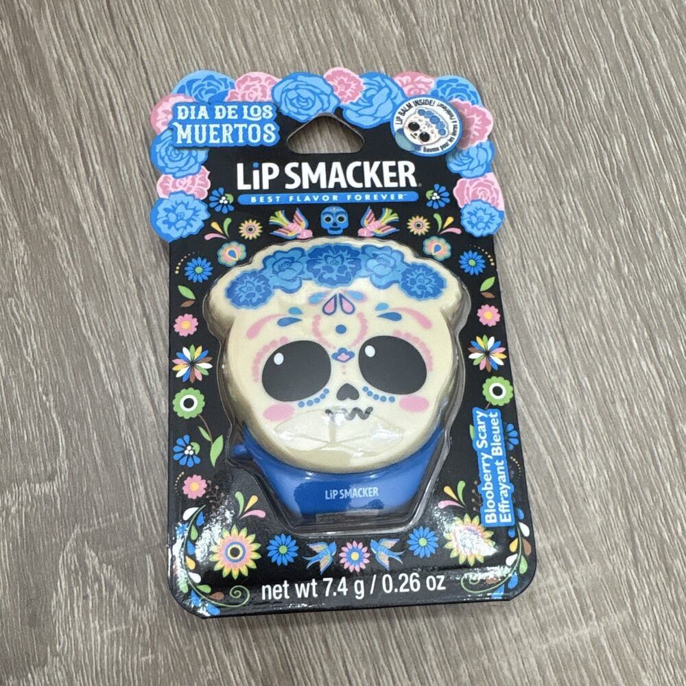 Lip Smacker Dia de los Muertos Lip Balm 0.26 oz Blueberry Scary
